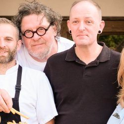 Pierre White collabs on pub hot dogs