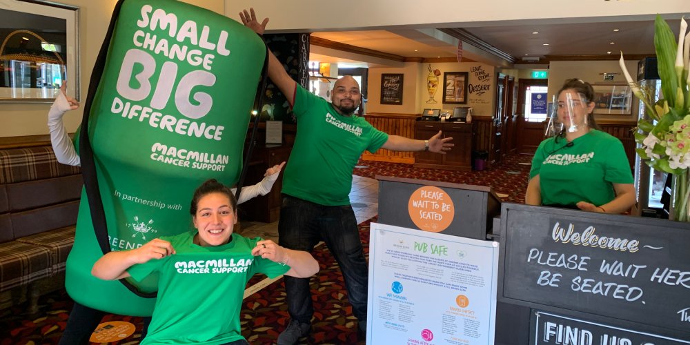Greene King raises £2m for Macmillan in one year