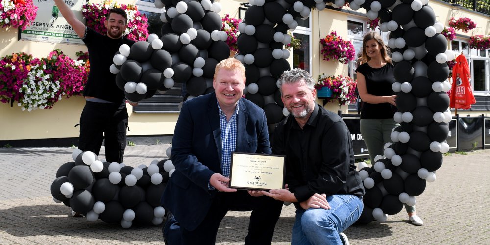 Stevenage licensee celebrates 30-year tenure