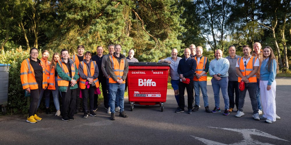 Punch team tidies up in woodland clean