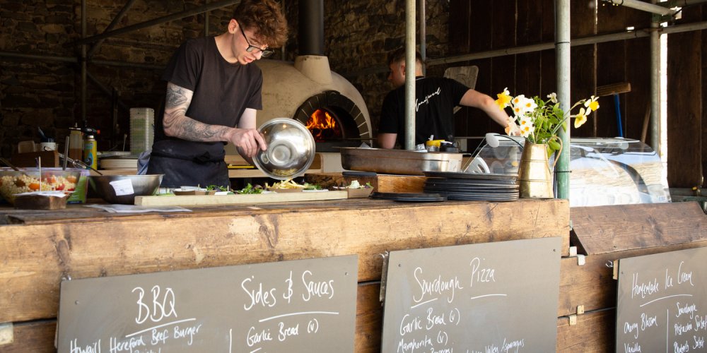 Black Bull makes most of outdoors