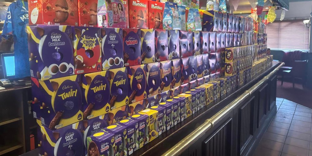 Proper Pubs donates nearly 18,000 Easter eggs