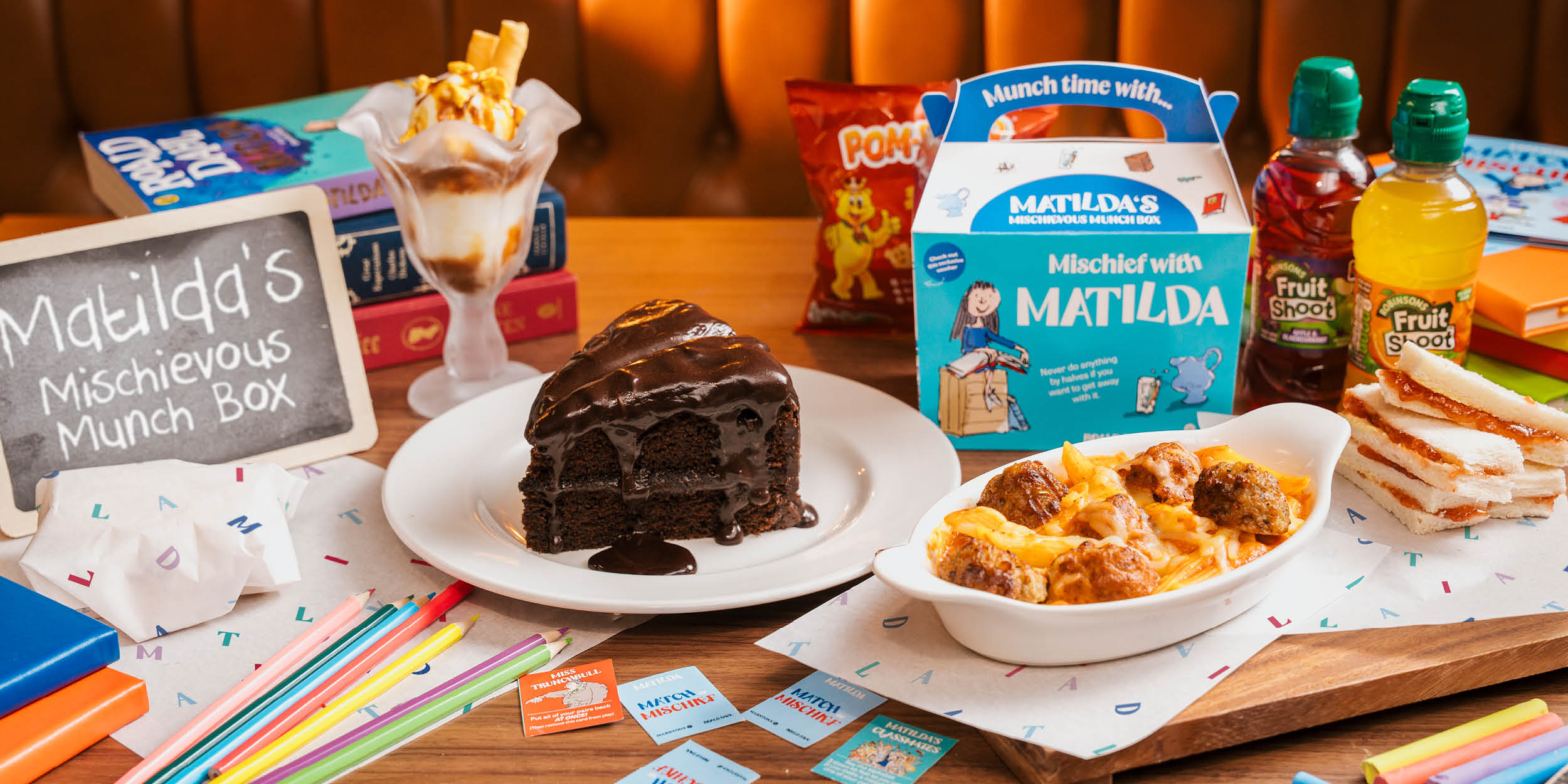 Marston's partners with Roald Dahl on Matilda menu